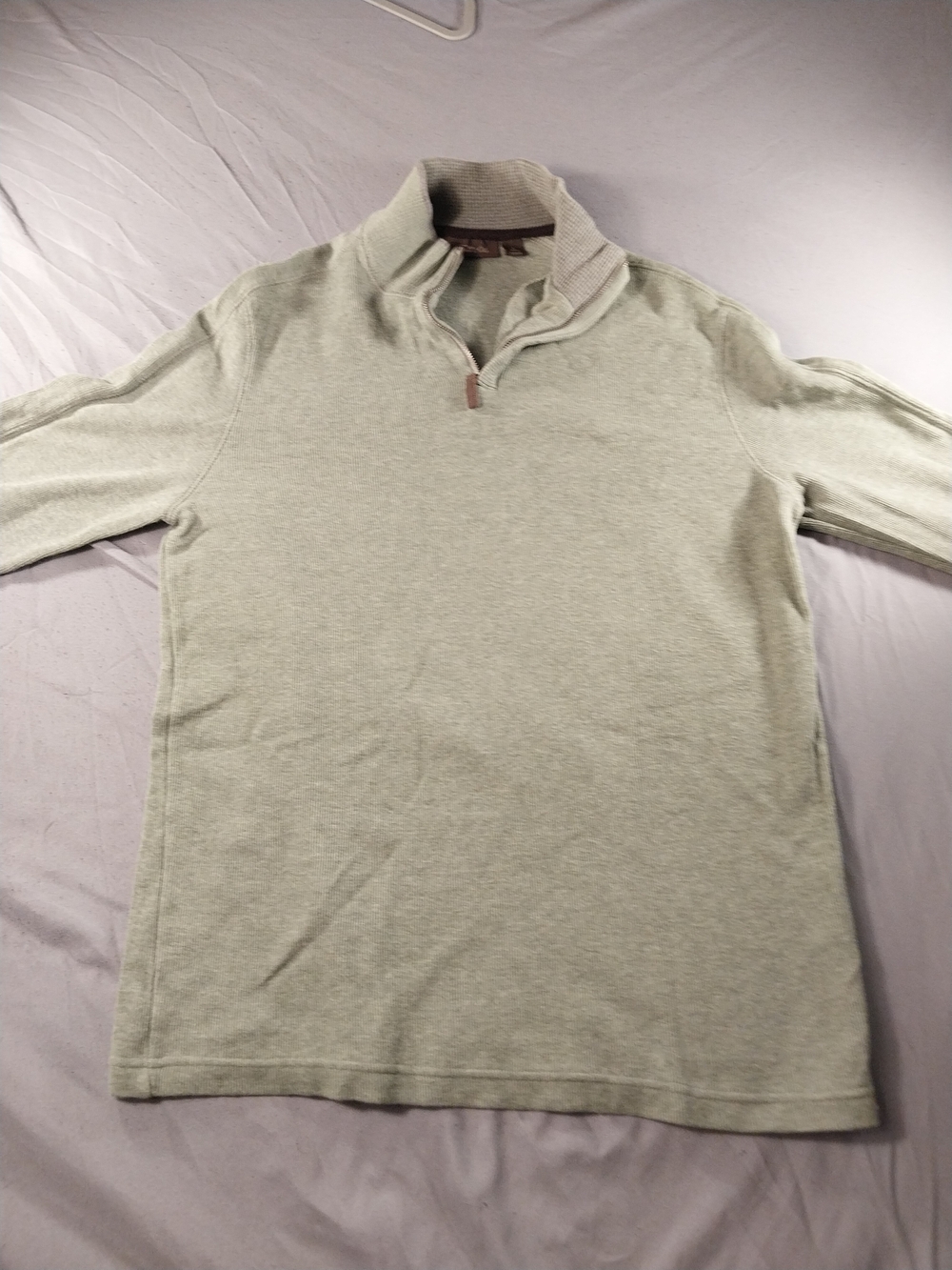 Tasso Elba 100% Cotton Quarter-Zip Pullover Sweater #212